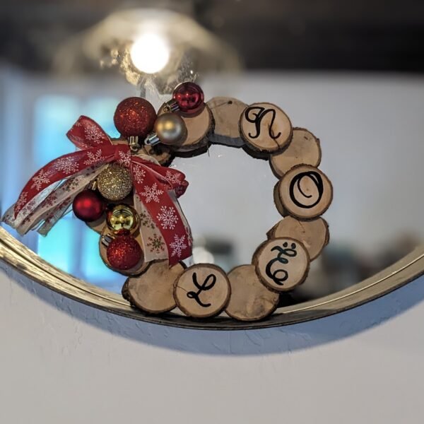 couronne de noel personnalise