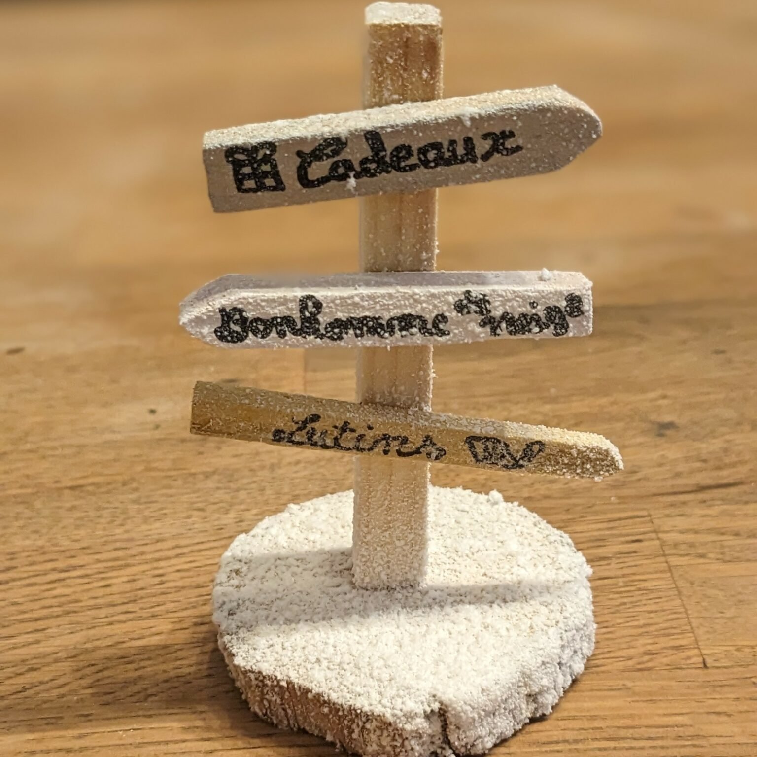 Panneau De Station De Coloriage De Noël Panneau De Table Mignon