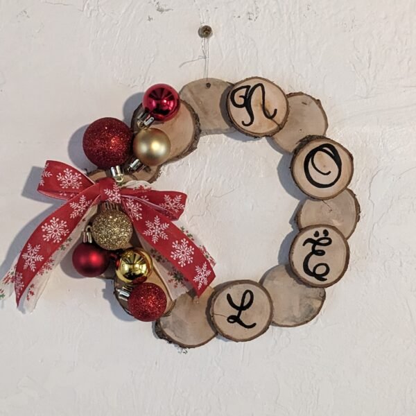 couronne de noel personnalise