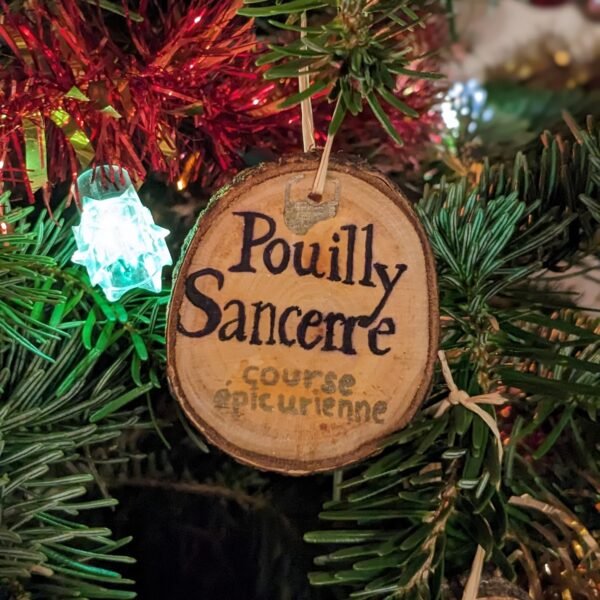 boule de noel en bois pouilly sancerre