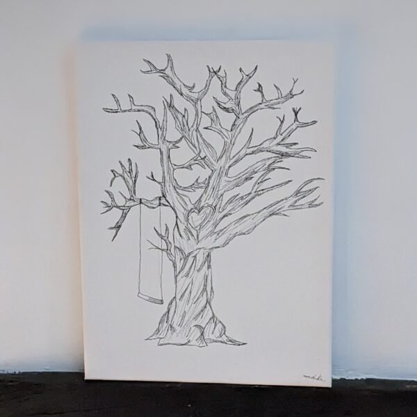 tableau empreinte arbre