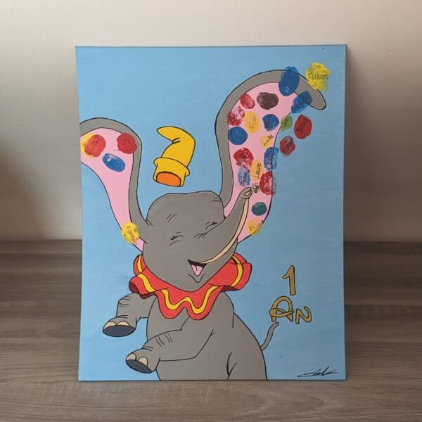 tableau empreinte dumbo disney