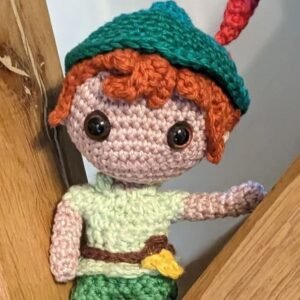 peluche crochet peter pan