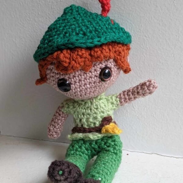 peluche crochet peter pan