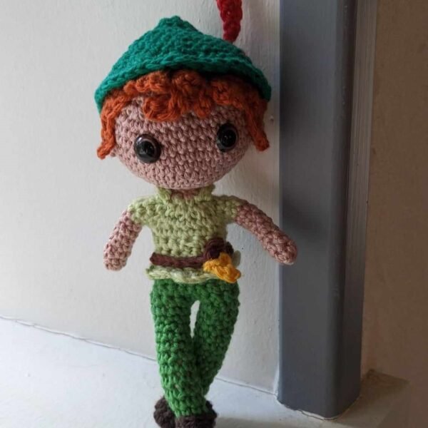 peluche crochet peter pan