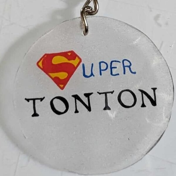 porte clef plastique super tonton 3