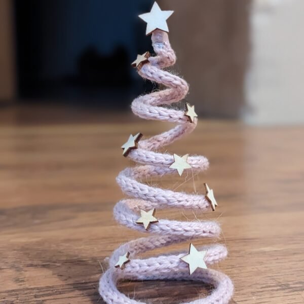 decoration sapin de noel tricotin crochet