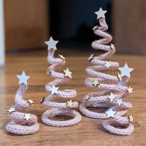 decoration sapin de noel tricotin crochet