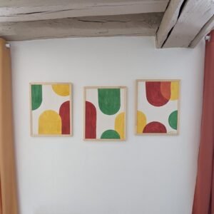 tableau triptyque moderne